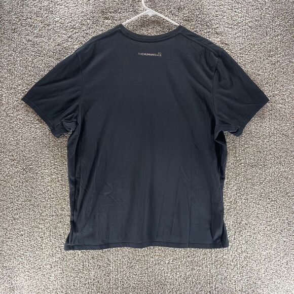 Nike Shirt Adult 2XL XXL Black The Human Race Running Short Sleeve Athletic Mens - Picture 6 of 8